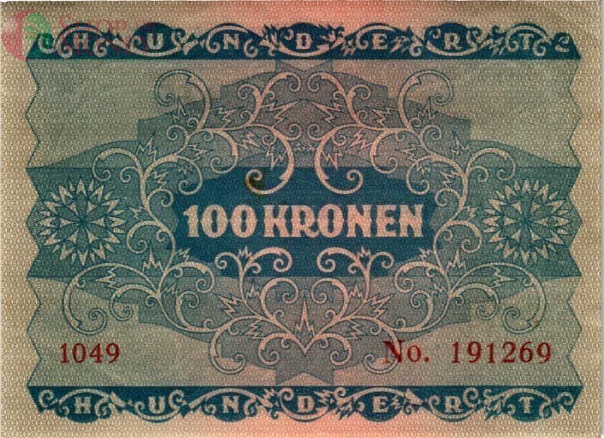 АВСТРИЯ 100 КРОН 2