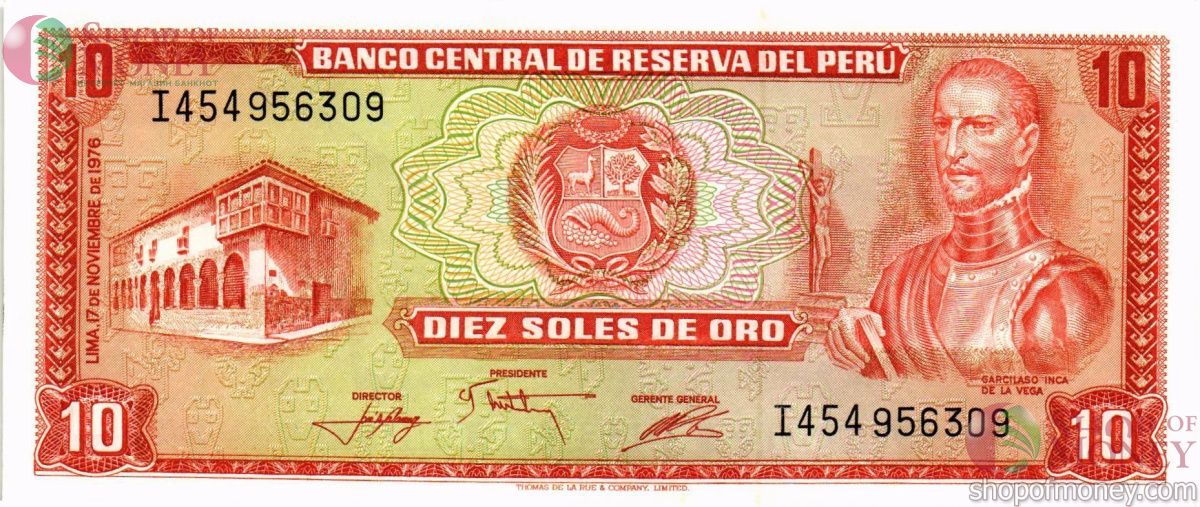 ПЕРУ 10 СОЛЕЙ (17.11.1976) 1