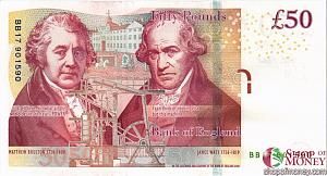 ВЕЛИКОБРИТАНИЯ/АНГЛИЯ 50 ФУНТОВ 2