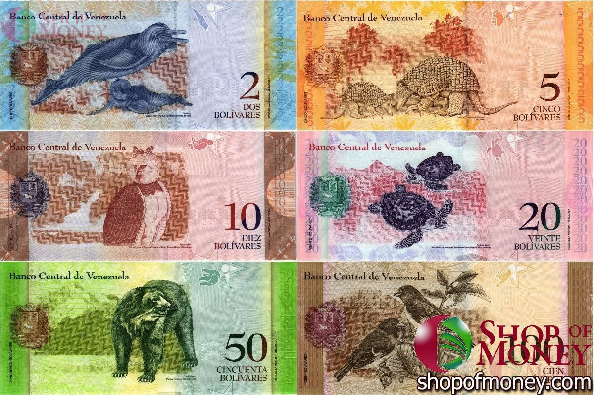 ВЕНЕСУЭЛА НАБОР ИЗ 21 БАНКНОТЫ 2