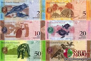 ВЕНЕСУЭЛА НАБОР ИЗ 21 БАНКНОТЫ 2