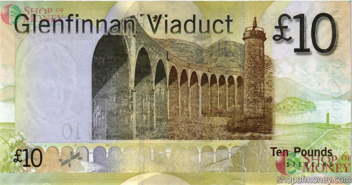 ШОТЛАНДИЯ 10 ФУНТОВ (-AA-СЕРИЯ) 2