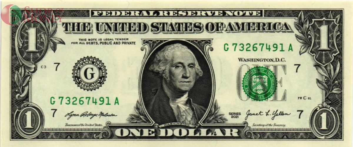 США 1 ДОЛЛАР (G - ЧИКАГО) 1