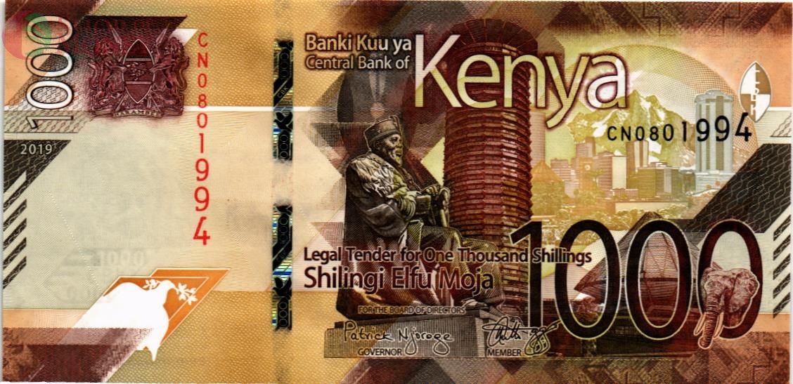 КЕНИЯ 1000 ШИЛЛИНГОВ 1