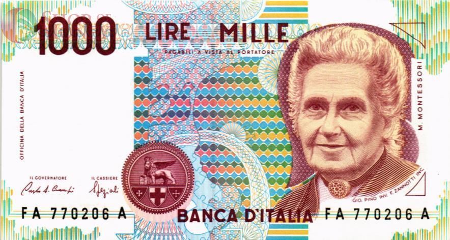 ИТАЛИЯ 1000 ЛИР 1