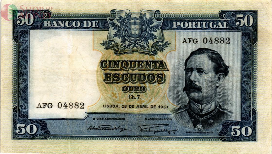ПОРТУГАЛИЯ 50 ЭСКУДО 1