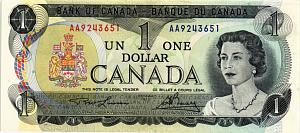 КАНАДА 1 ДОЛЛАР (AA) 1