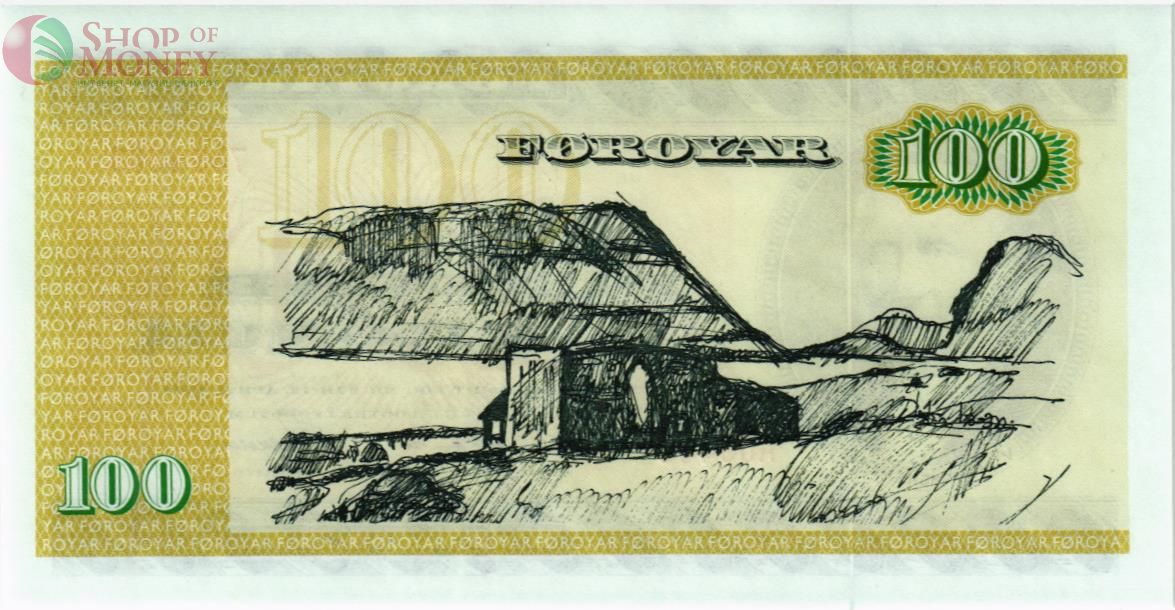 ФАРЕРСКИЕ ОСТРОВА 100 КРОН 2