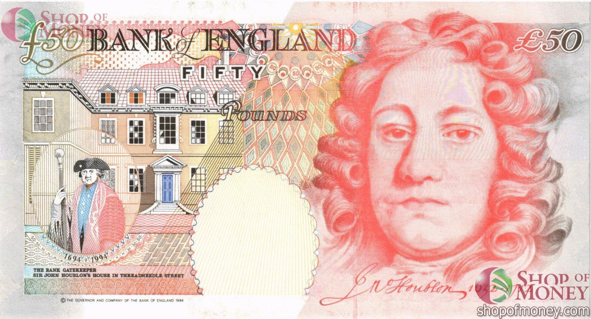 ВЕЛИКОБРИТАНИЯ/АНГЛИЯ 50 ФУНТОВ 2