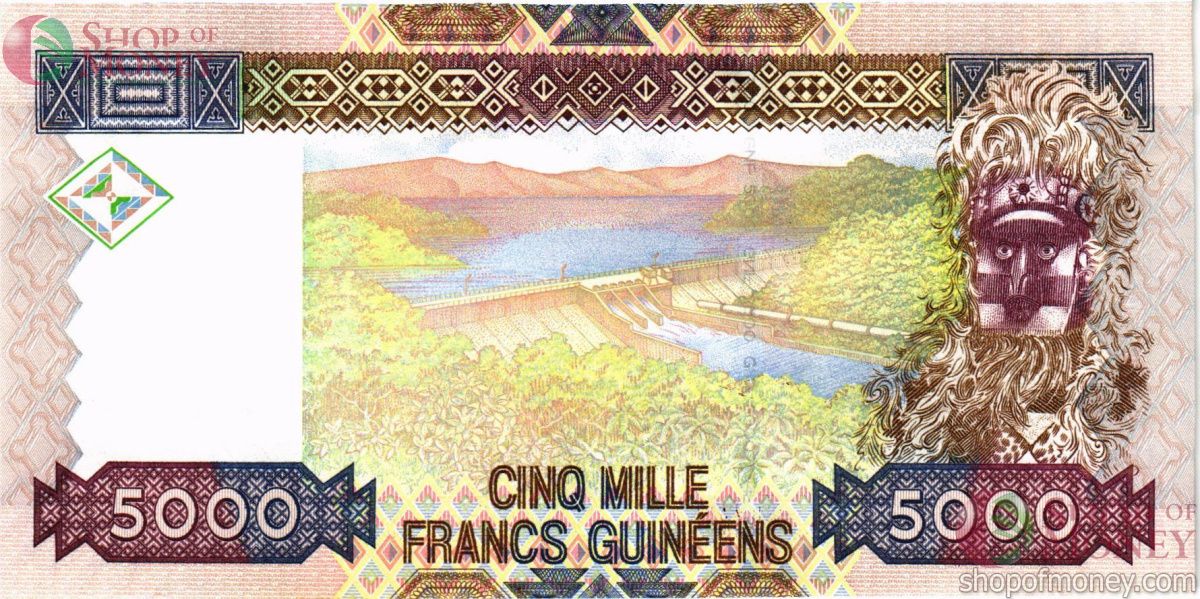 ГВИНЕЯ 5000 ФРАНКОВ 2