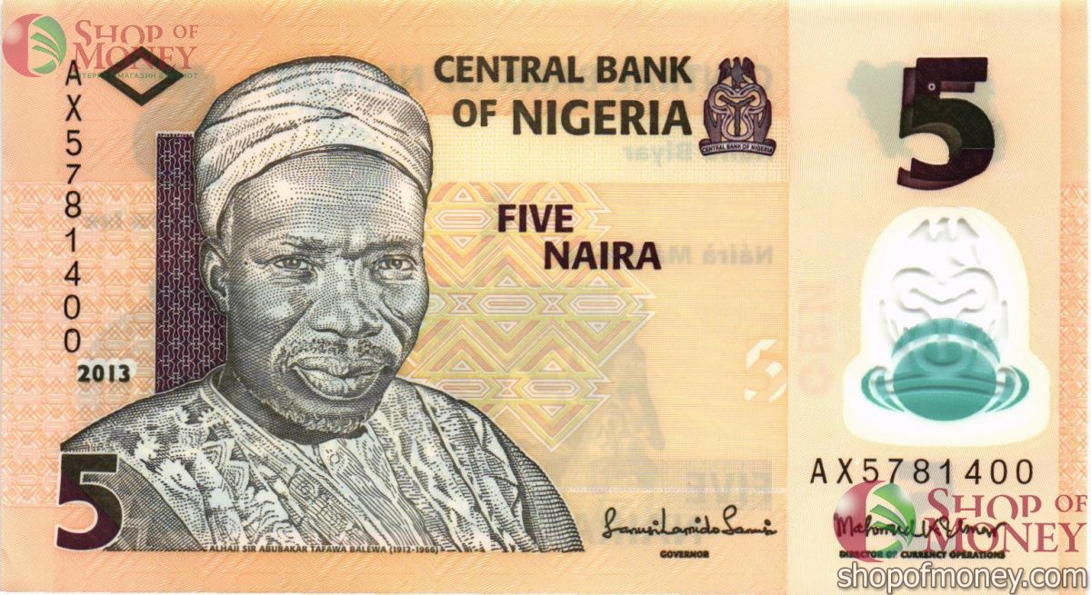 НИГЕРИЯ 5 НАЙРА 1