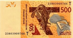 WAS - ТОГО 500 ФРАНКОВ (T) 1