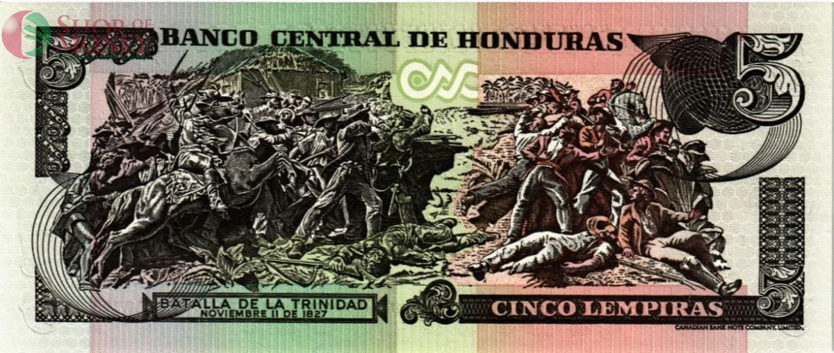 ГОНДУРАС 5 ЛЕМПИР 2