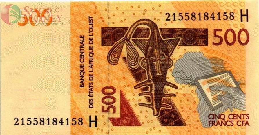 WAS - НИГЕР 500 ФРАНКОВ (H) 1