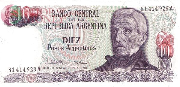 АРГЕНТИНА 10 ПЕСО 1