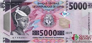 ГВИНЕЯ 5000 ФРАНКОВ 1