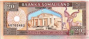 СОМАЛИЛЕНД 20 ШИЛЛИНГОВ 1