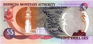 БЕРМУДСКИЕ ОСТРОВА 5 ДОЛЛАРОВ 2