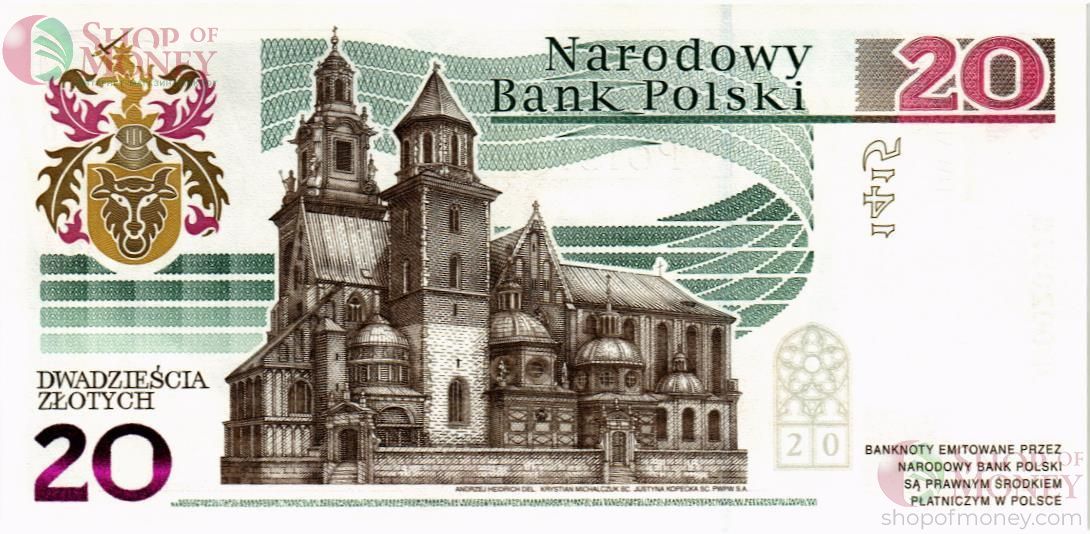 ПОЛЬША 20 ЗЛОТЫХ (В БУКЛЕТЕ) 3