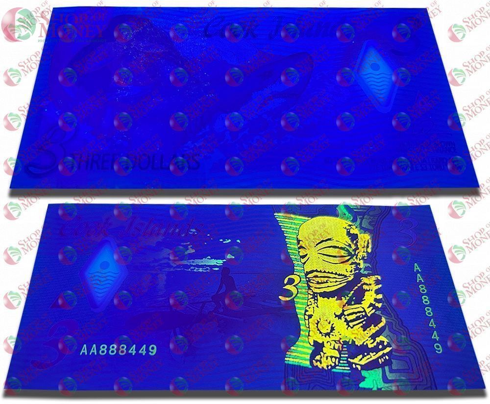 ОСТРОВА КУКА 3 ДОЛЛАРА (АА) 3