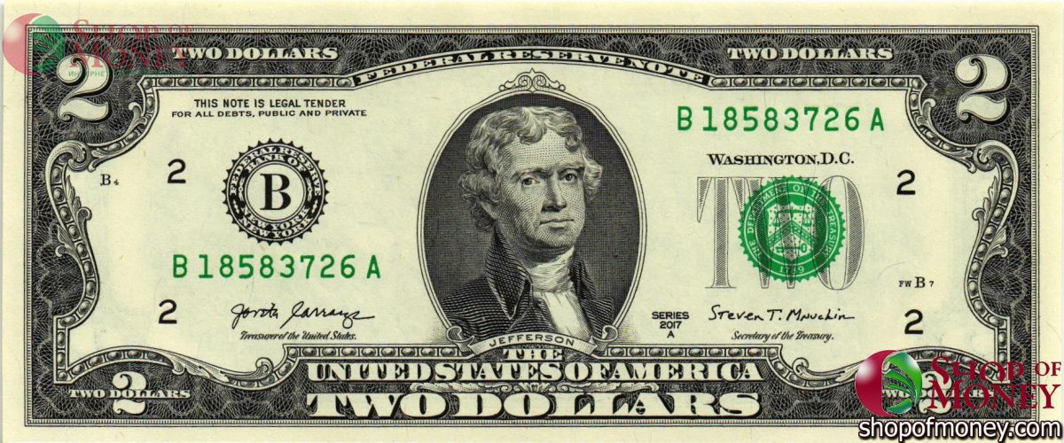 США 2 ДОЛЛАРА (B-Нью-Йорк) 1