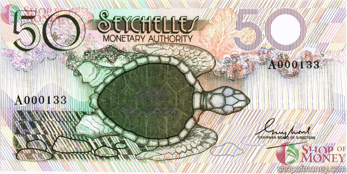 СЕЙШЕЛЬСКИЕ ОСТРОВА 50 РУПИЙ 1