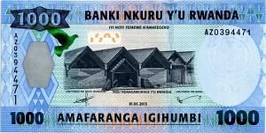 РУАНДА 1000 ФРАНКОВ 1