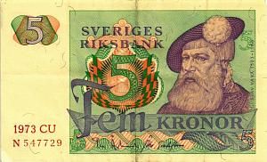 ШВЕЦИЯ 5 КРОН 1