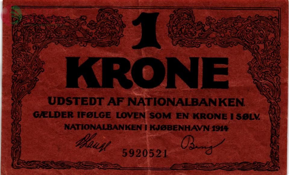 ДАНИЯ 1 КРОНА 1