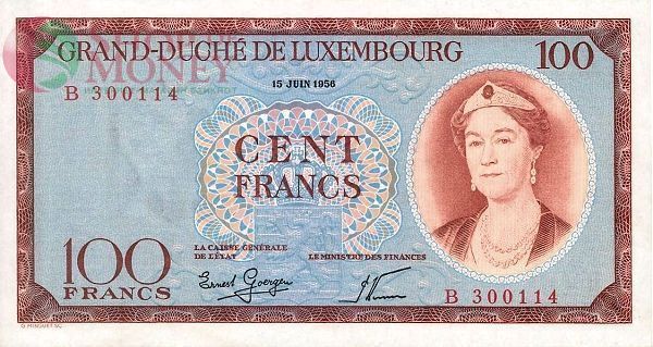 ЛЮКСЕМБУРГ 100 ФРАНКОВ 1
