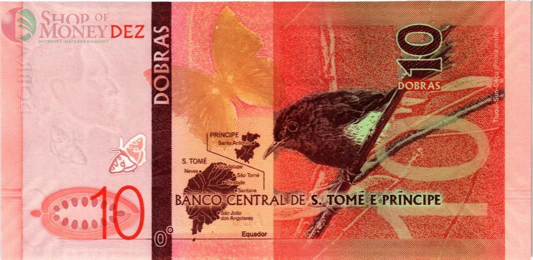 САН-ТОМЕ И ПРИНСИПИ 10 ДОБР (БУМАГА) 2