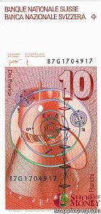 ШВЕЙЦАРИЯ 10 ФРАНКОВ 2