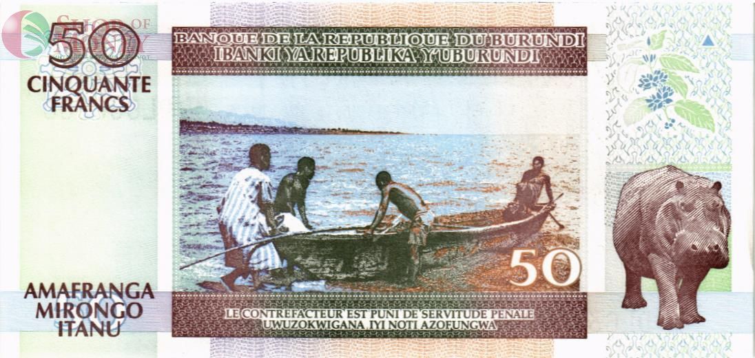 БУРУНДИ 50 ФРАНКОВ 2