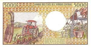 ЧАД 5000 ФРАНКОВ 2