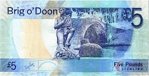 ШОТЛАНДИЯ 5 ФУНТОВ (BANK OF SCOTLAND) 2