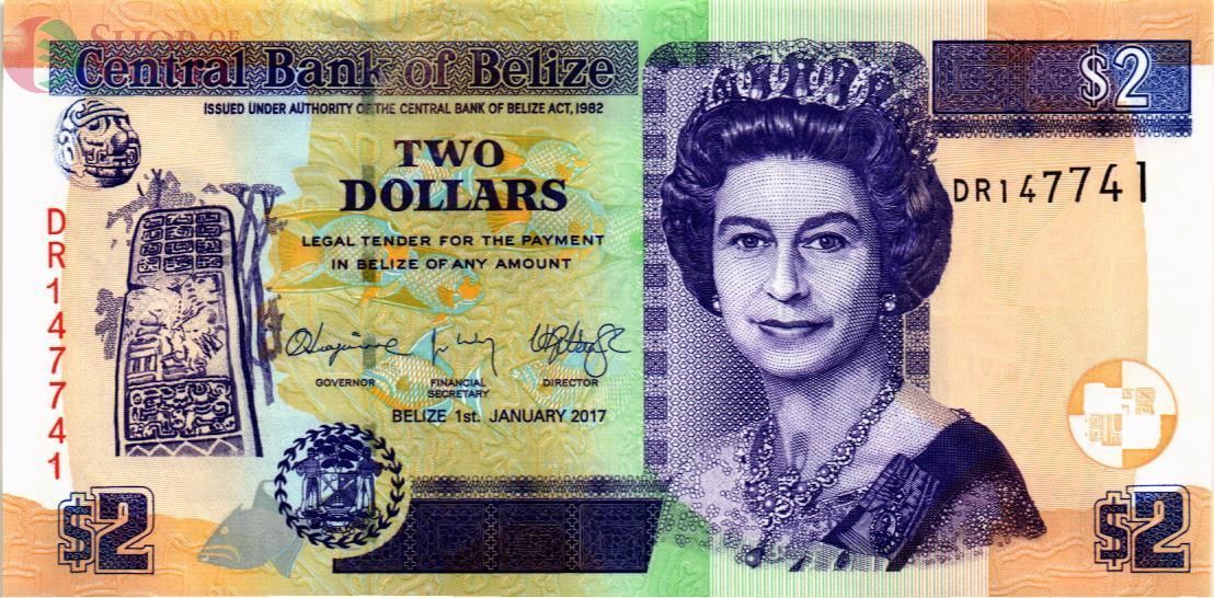 БЕЛИЗ 2 ДОЛЛАРА (#DR147741 - РАДАР) 1