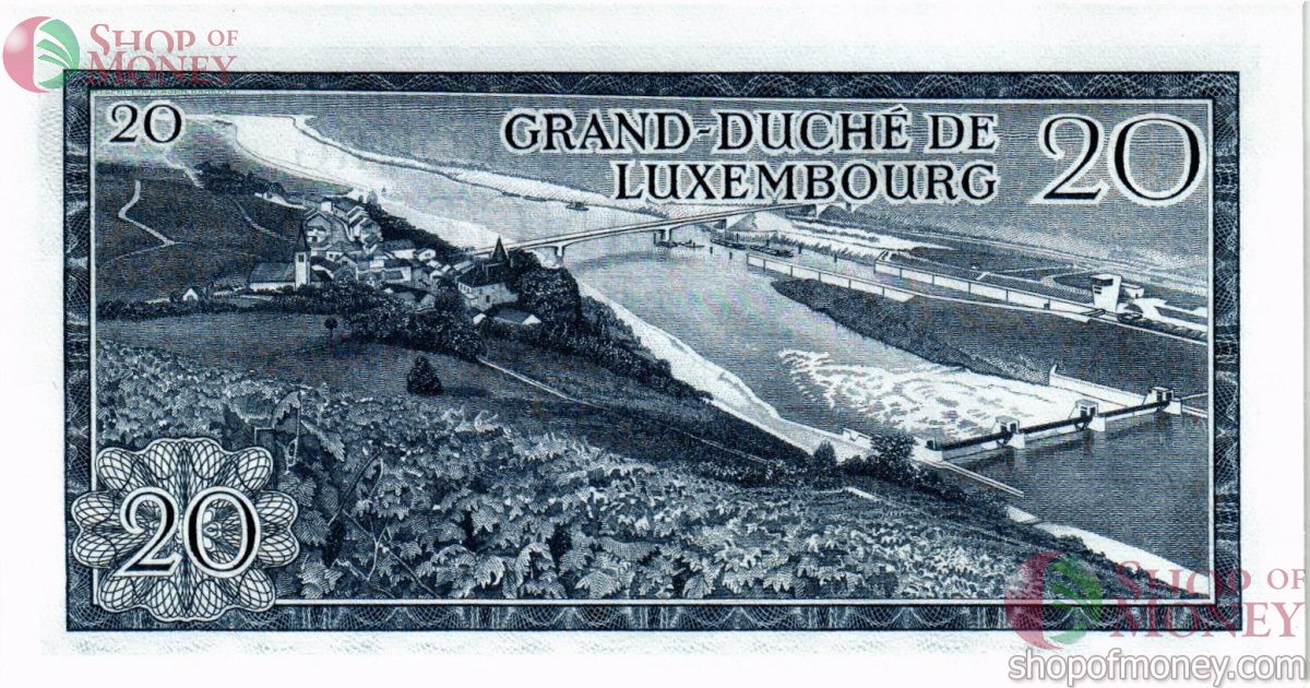 ЛЮКСЕМБУРГ 20 ФРАНКОВ 2