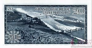 ЛЮКСЕМБУРГ 20 ФРАНКОВ 2