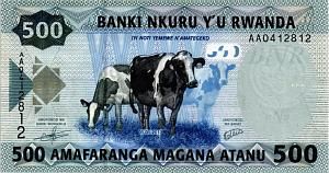 РУАНДА 500 ФРАНКОВ 1
