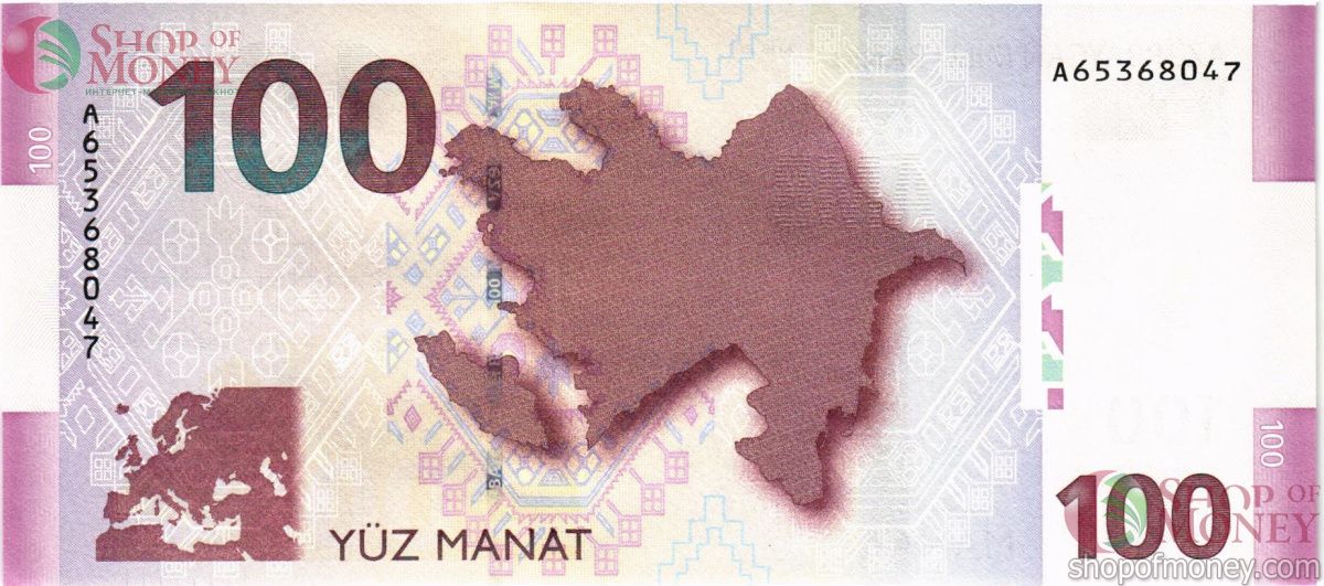АЗЕРБАЙДЖАН 100 МАНАТ 2