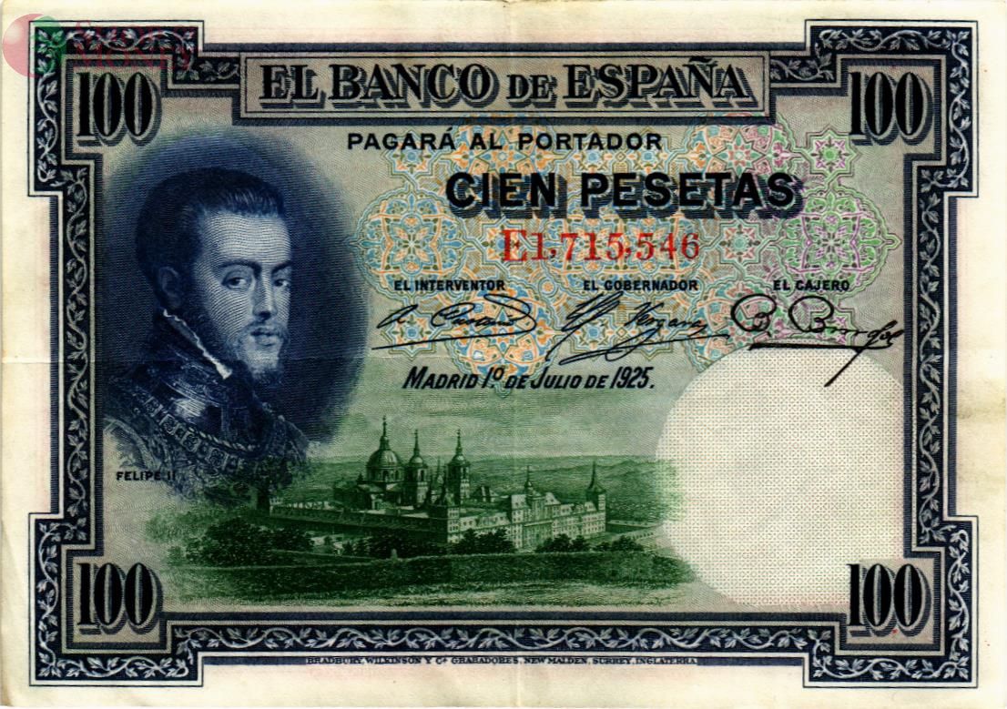ИСПАНИЯ 100 ПЕСЕТ 1