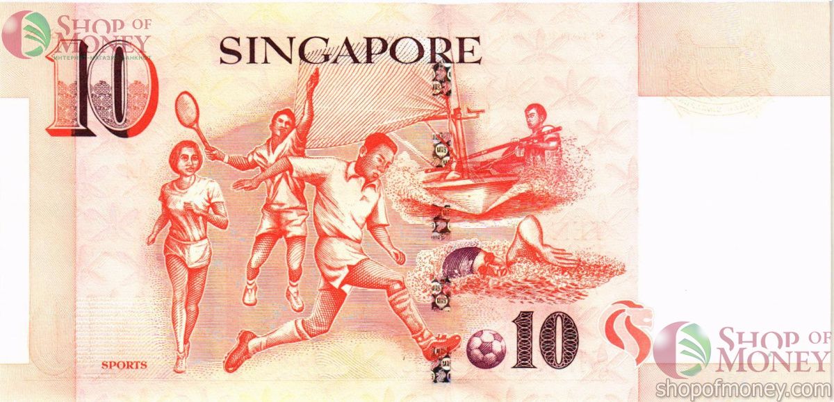 СИНГАПУР 10 ДОЛЛАРОВ 2