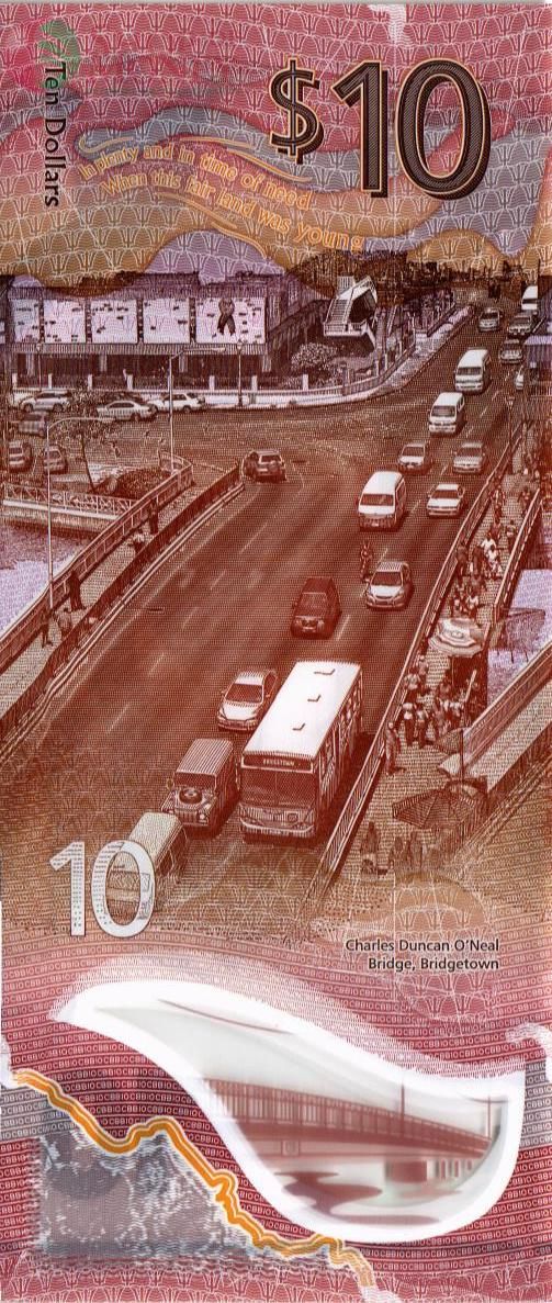 БАРБАДОС 10 ДОЛЛАРОВ 2