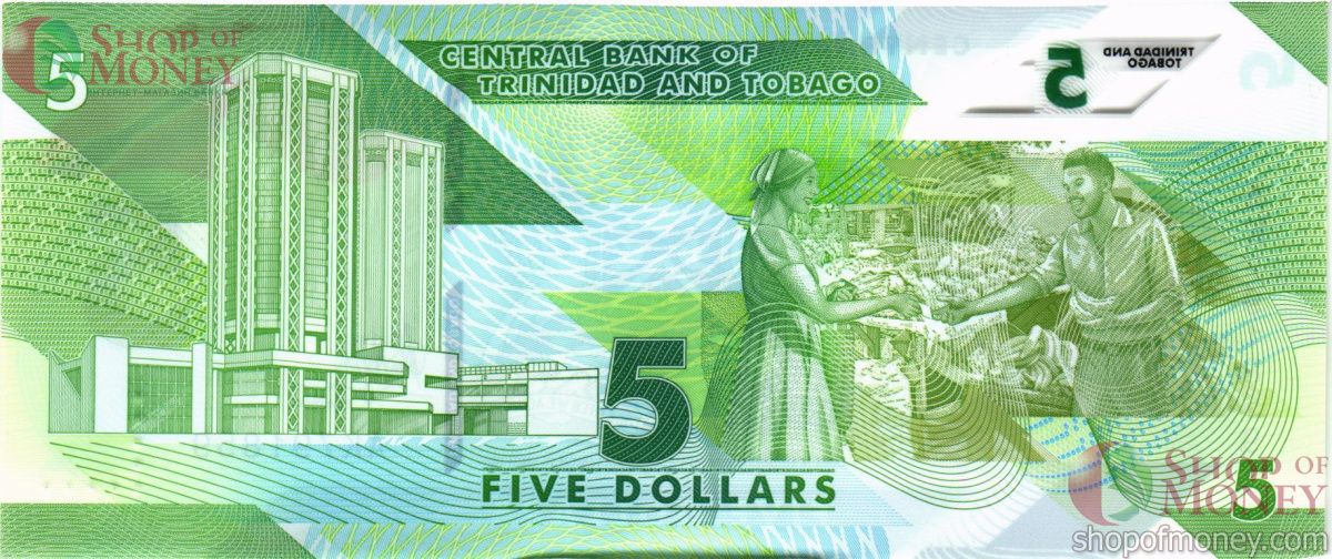 ТРИНИДАД И ТОБАГО 5 ДОЛЛАРОВ 2
