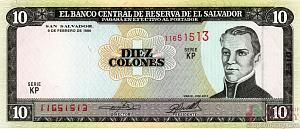 САЛЬВАДОР 10 КОЛОН 1