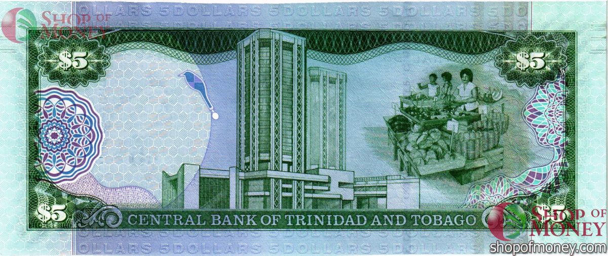 ТРИНИДАД И ТОБАГО 5 ДОЛЛАРОВ 2