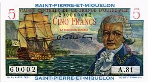 СЕН-ПЬЕР И МИКЕЛОН 5 ФРАНКОВ 1