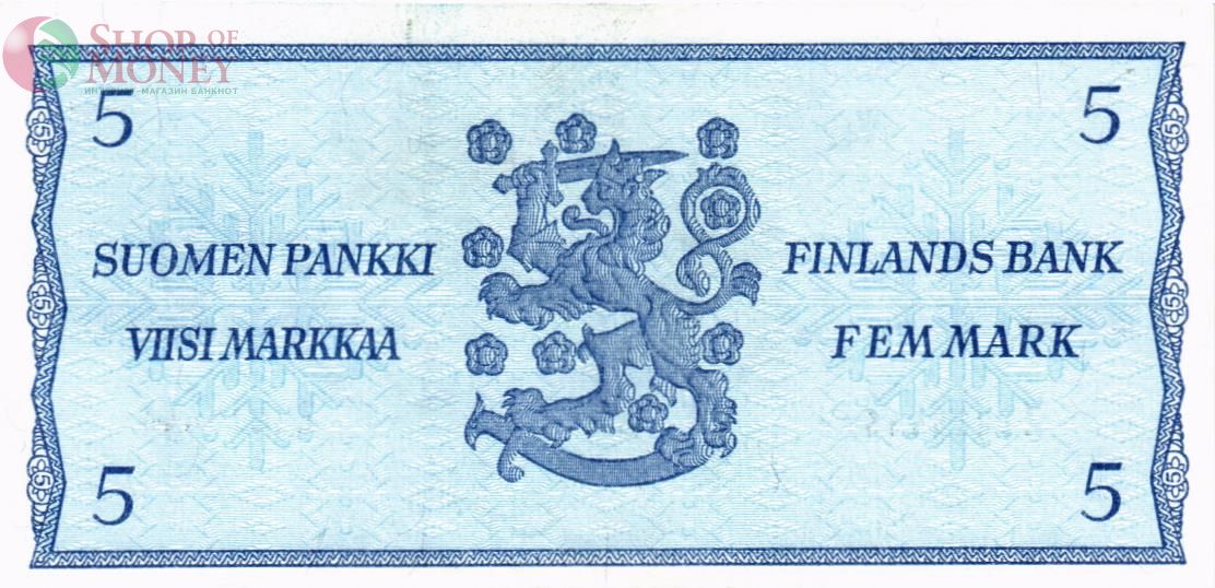 ФИНЛЯНДИЯ 5 МАРОК (Litt. B) 2