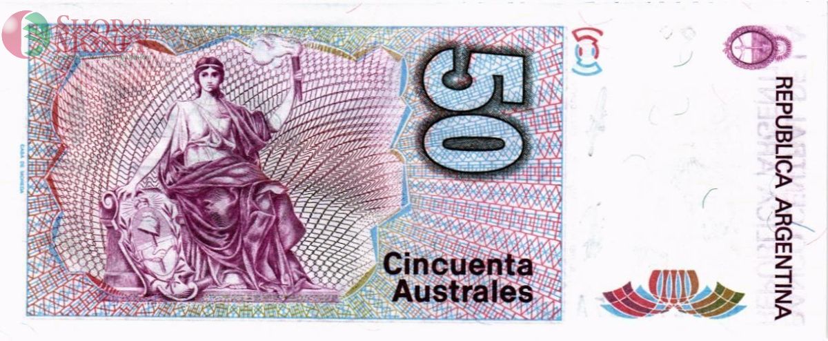 АРГЕНТИНА 50 АУСТРАЛЕЙ 2
