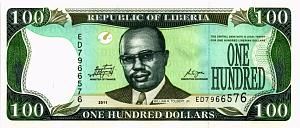 ЛИБЕРИЯ 100 ДОЛЛАРОВ 1